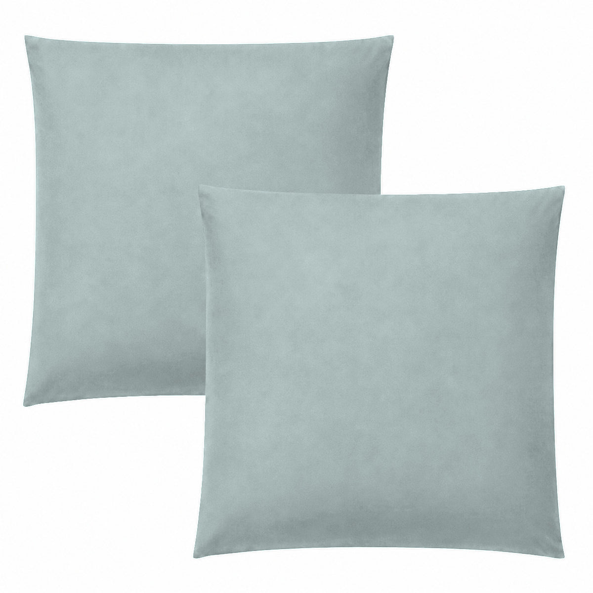 Lot de 2 Taies d'oreiller "Duo Protect" imperméable 100% Coton 57 fils/cm² 63 x 63 cm Menthe