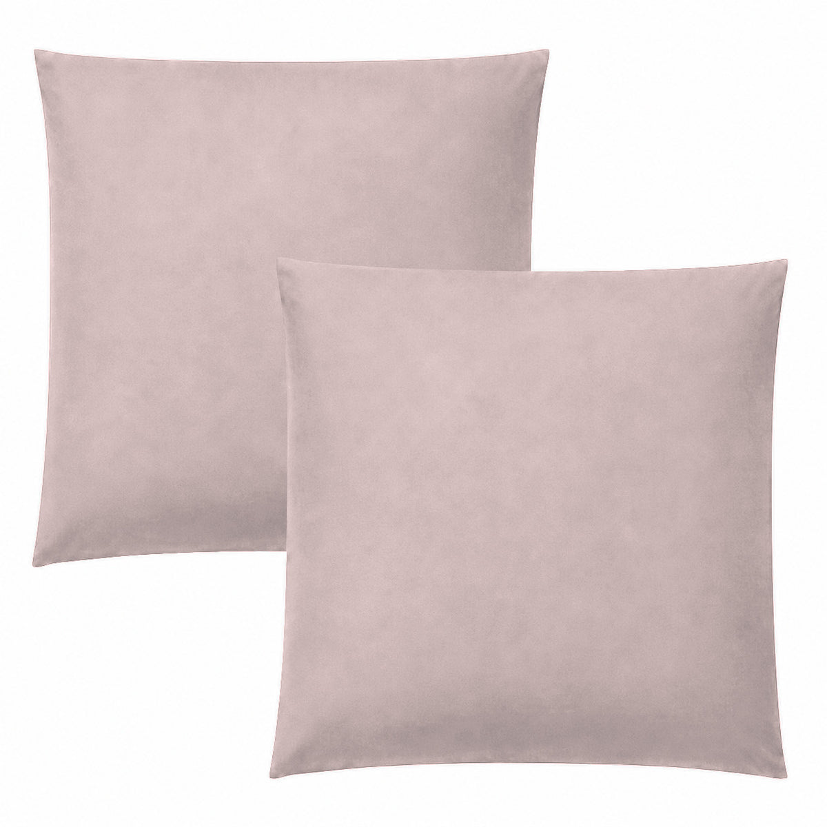 Lot de 2 Taies d'oreiller "Duo Protect" imperméable 100% Coton 57 fils/cm² 63 x 63 cm Rose Dragée