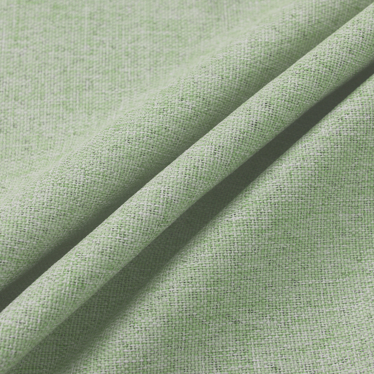 Rideau 100% occultant + 8 œillets 140 x 240 cm Polyester chambray "Cocooning" Menthe