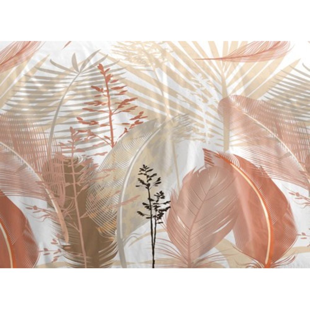 Parure de couette 3 pièces "Louna" 240 x 220 cm Plumes Multi