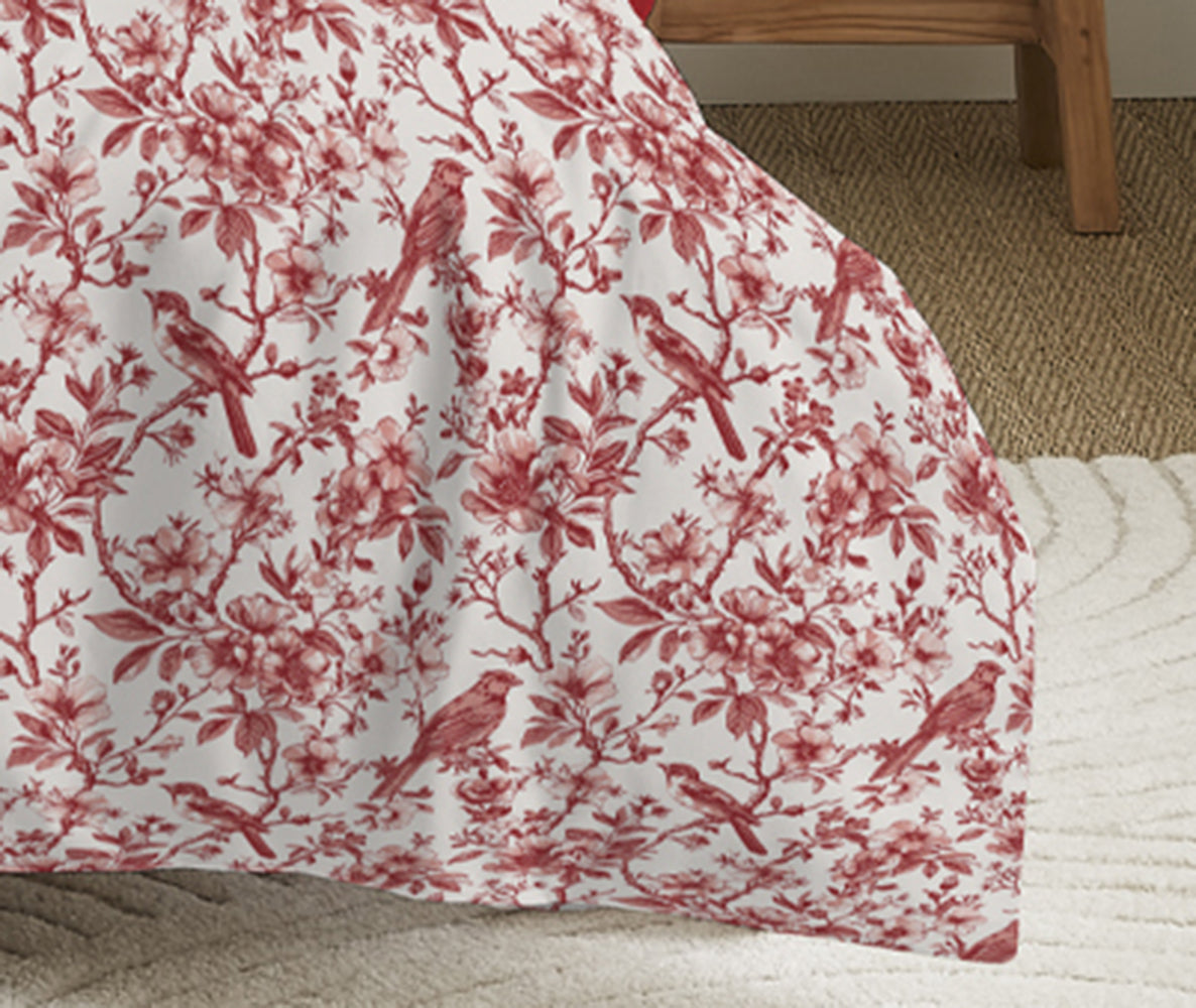 Pack 4 Pièces Housse de couette Imprimé 140 x 200 cm - Drap housse 90 x 190 cm - 100% Coton 57 Fils