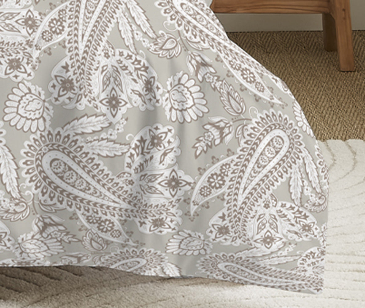 Pack 4 Pièces Housse de couette Imprimé 140 x 200 cm - Drap housse 90 x 190 cm - 100% Coton 57 Fils