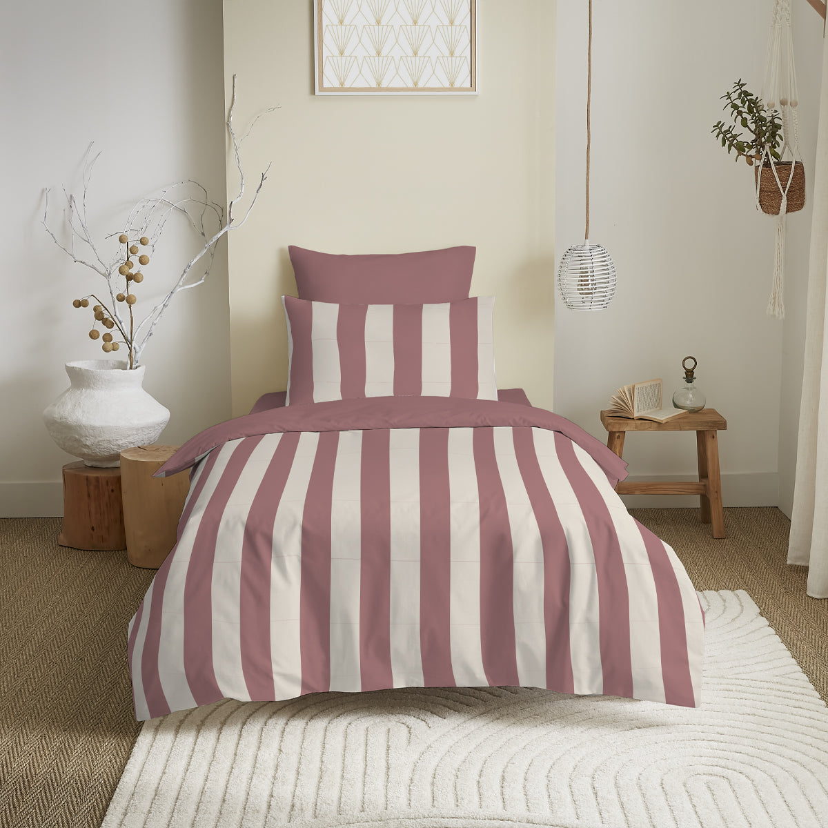 Pack Complet Housse de couette Imprimé 140 x 200 cm - Drap housse 90 x 190 cm