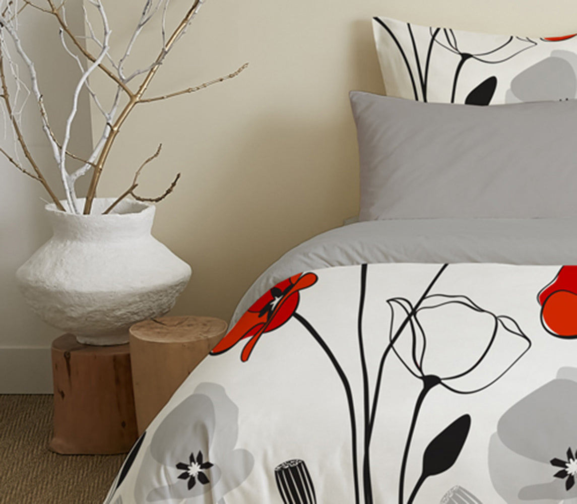 Pack Complet Housse de couette Imprimé 220 x 240 cm - Drap housse 160 x 200 cm