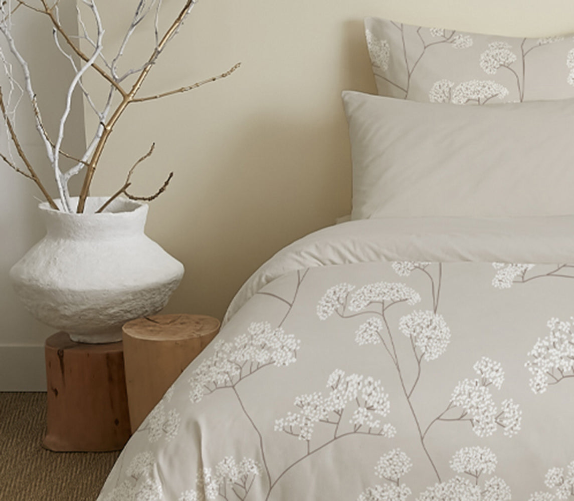 Pack 6 pièces Housse de couette Imprimé 220 x 240 cm - Drap housse 140 x 190 cm - 100% Coton 57 Fils