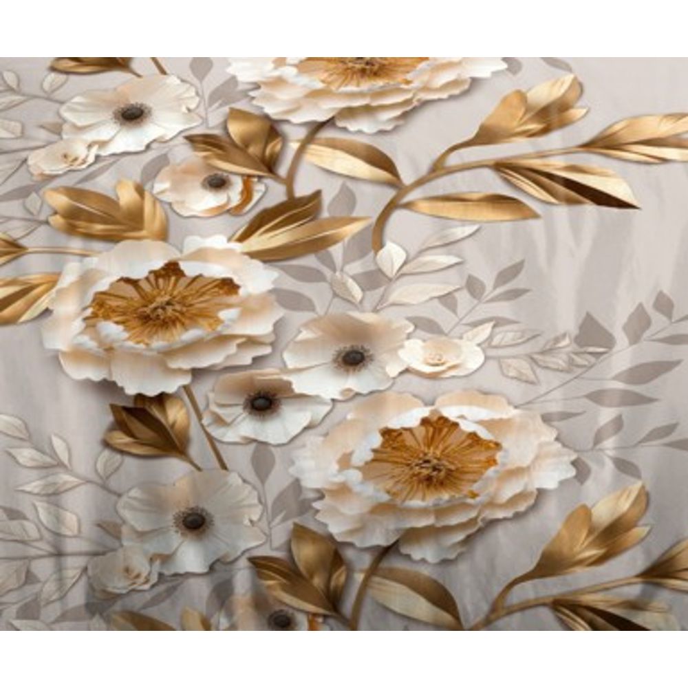 Parure de draps 4 pièces "Louna" drap housse 140 Or Igami