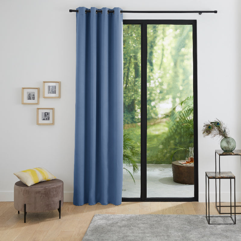 Rideau Occultant Thermique 140 x 260 cm Bleuet