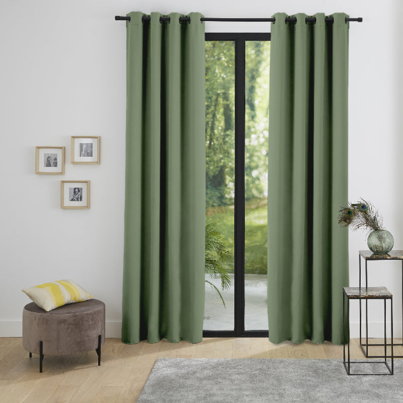 Rideau Occultant Thermique 140 x 260 cm Romarin