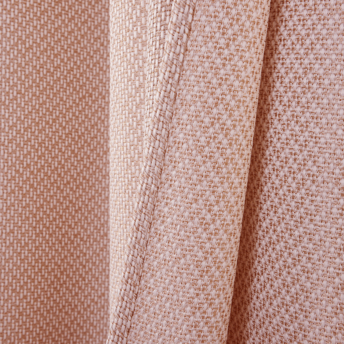 Rideau d'ameublement + 8 oeillets 140 x 240 cm Polyester fils teints jacquard "Victoria"Rose Boise