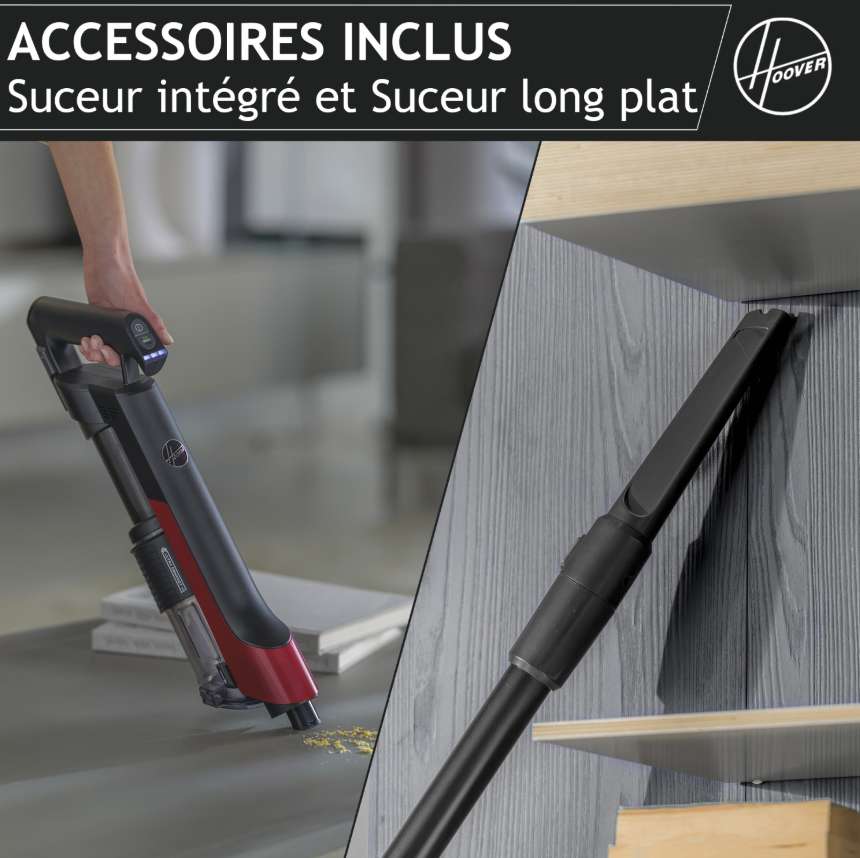 Aspirateur balai sans fil cyclonique 14.4V