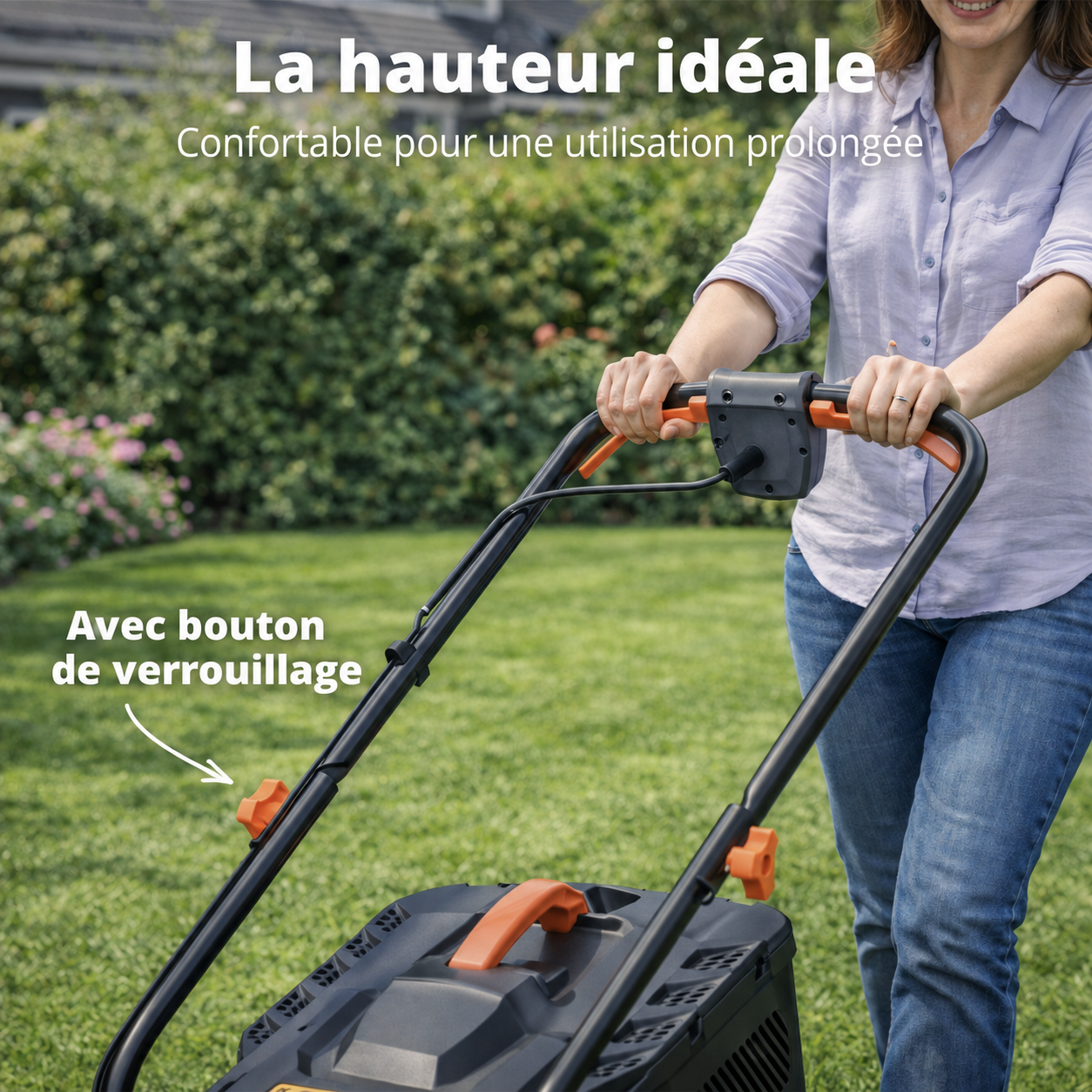 Tondeuse à gazon sans fil + batterie 20 V et chargeur