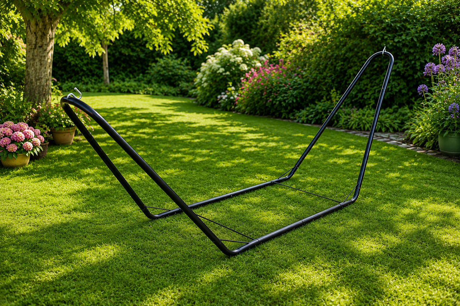 Support en acier pour hamac simple - La Siesta Chillounge Black