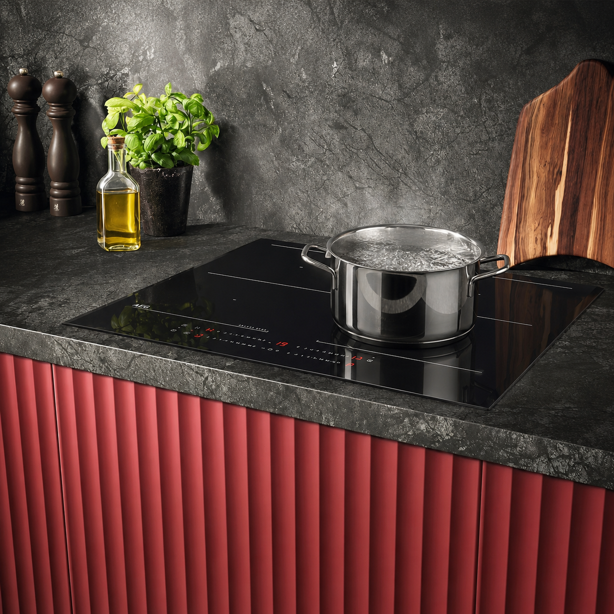 Plaque de cuisson à induction noire - 60 cm - Zone Flexible