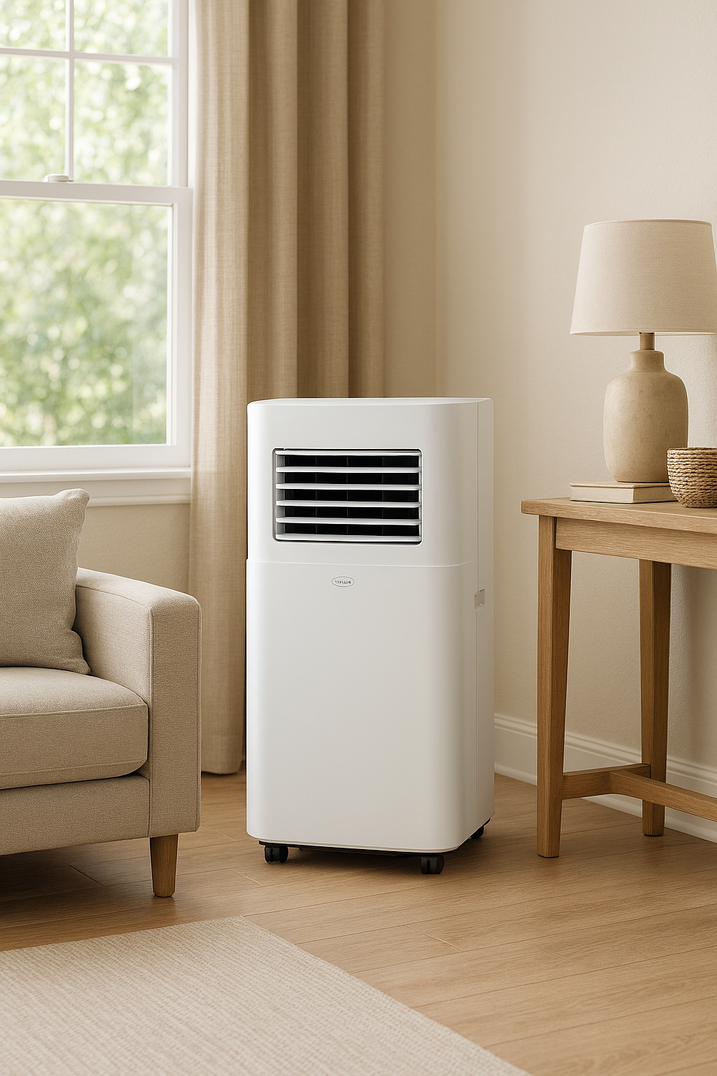Climatiseur Mobile Blanc 10000BTU Wi-Fi Classe A