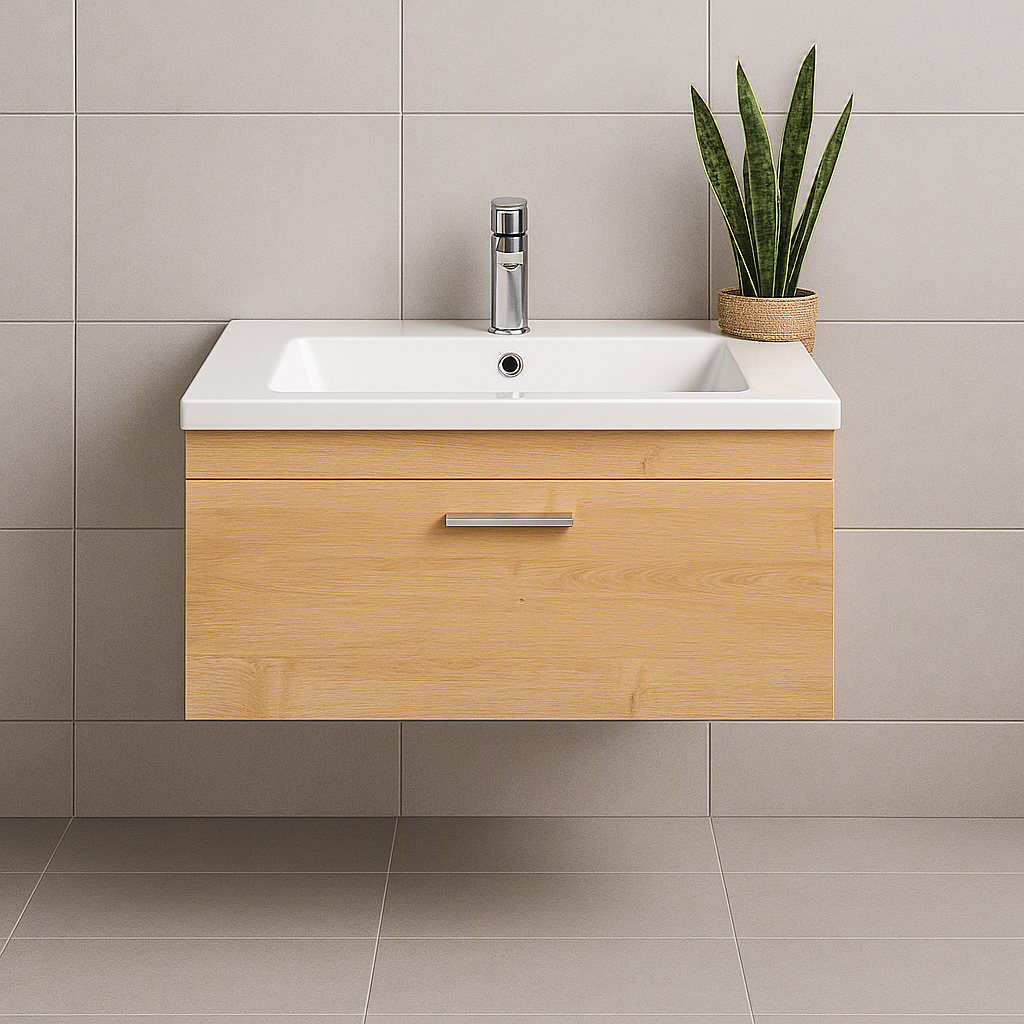 Meuble simple vasque Rubite 1 tiroir 100 cm