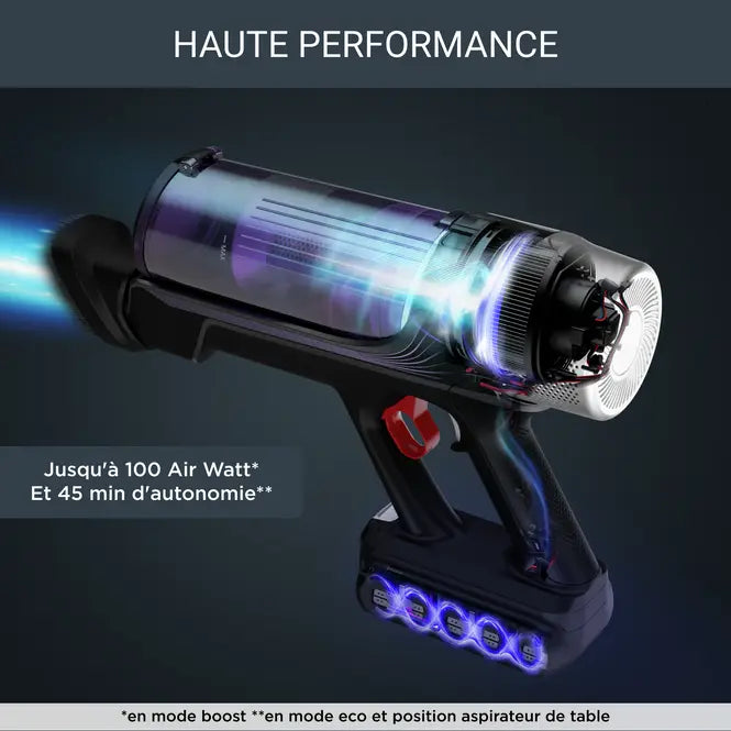 Rowenta Aspirateur Balai RH2039WO X-Force Flex 9.60 kit allergie