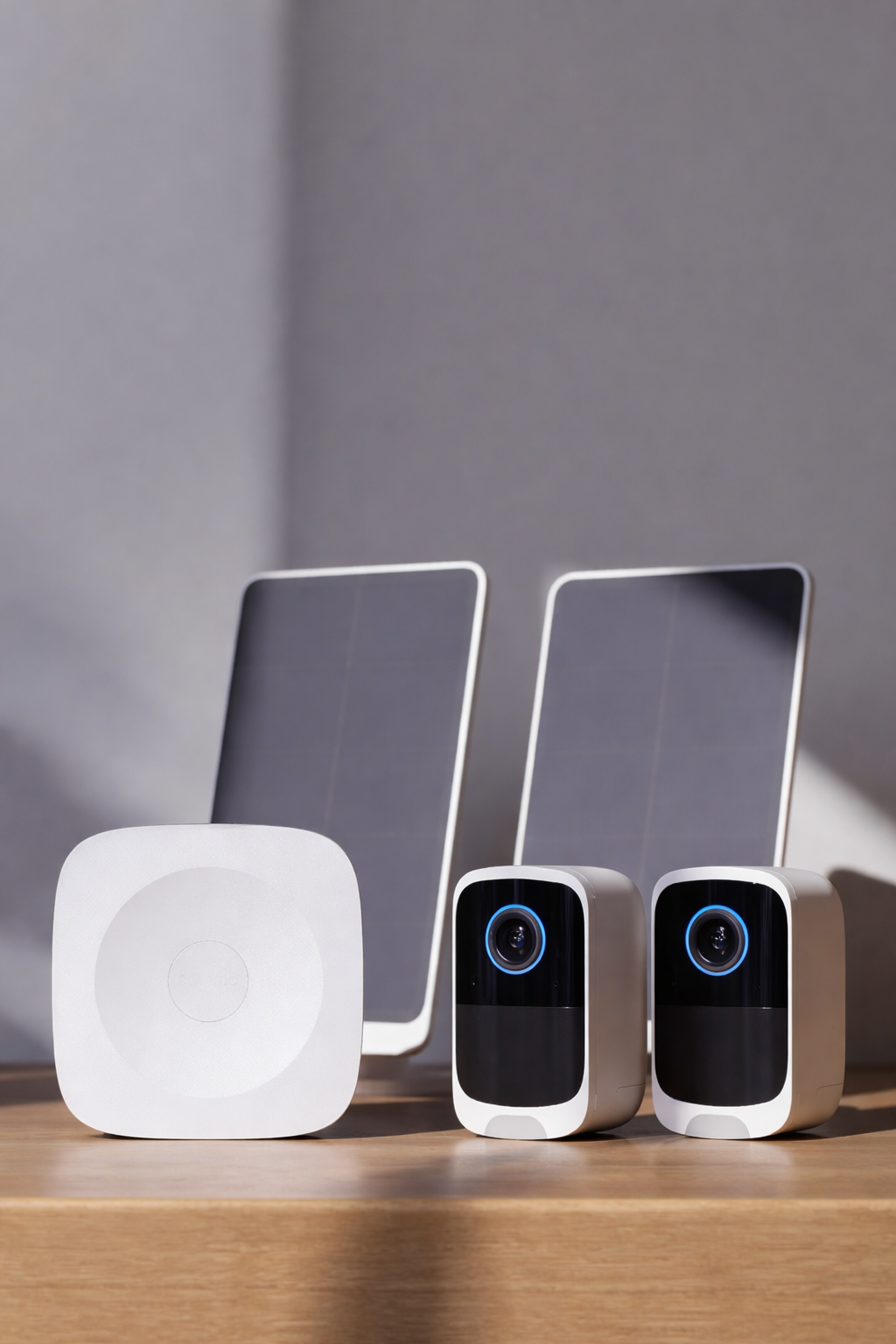 Lot de 2 caméras de surveillance 4K solaires