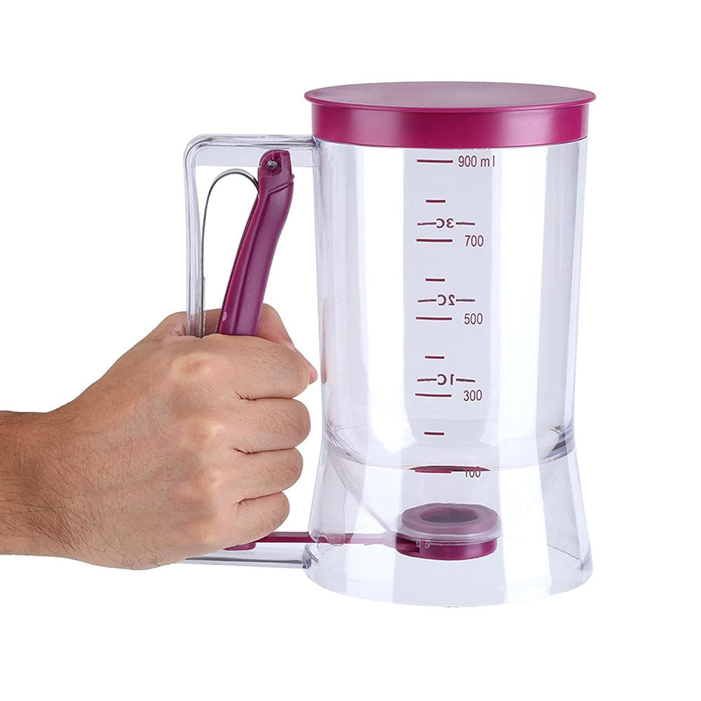 Distributeur de pâte 900 mL pour crêpes, pancakes et pâtisseries