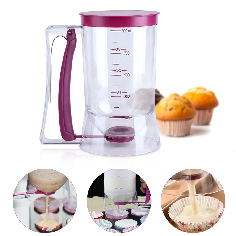 Distributeur de pâte 900 mL pour crêpes, pancakes et pâtisseries