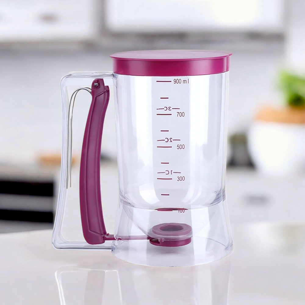 Distributeur de pâte 900 mL pour crêpes, pancakes et pâtisseries