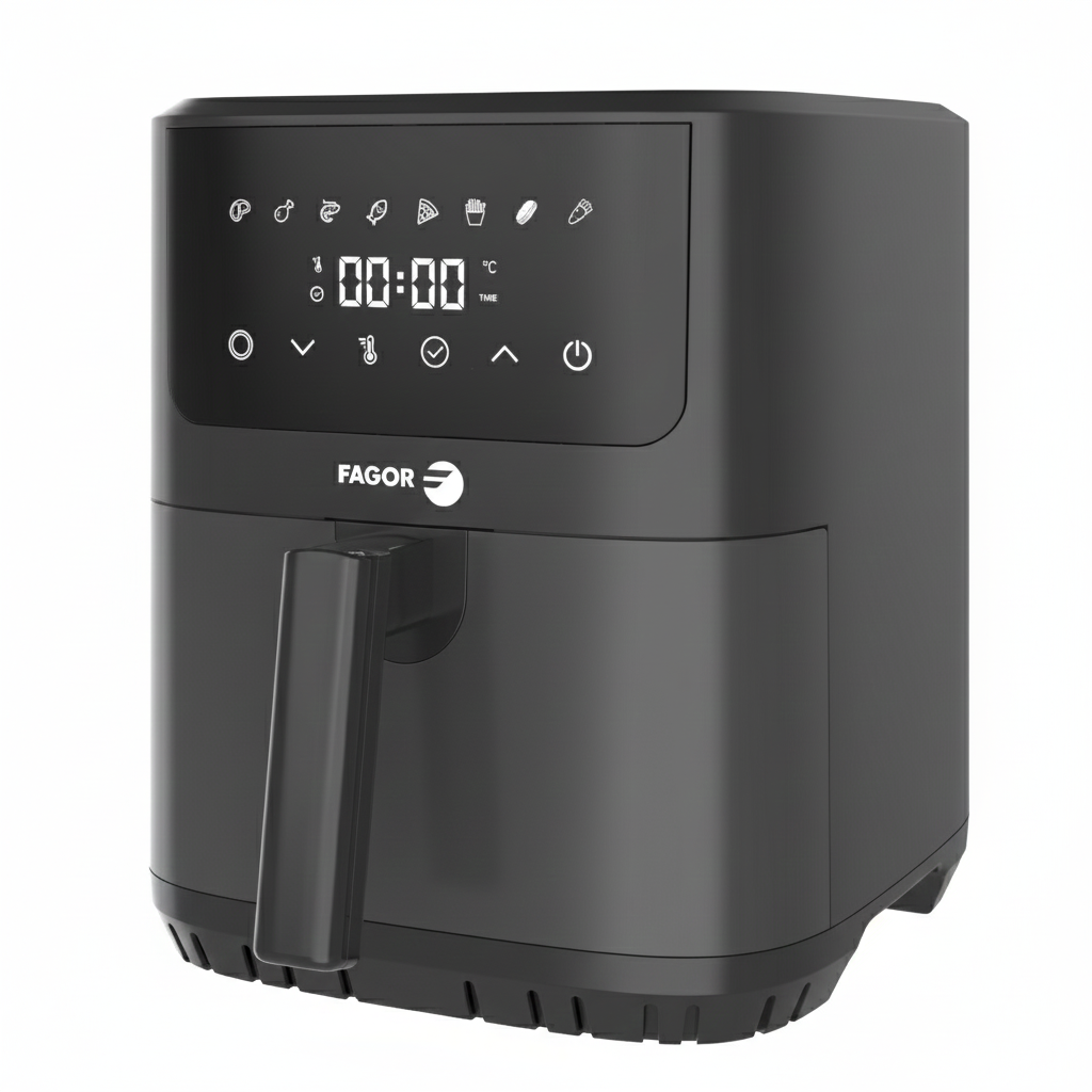 Friteuse à air chaud Air fryer 6,5L 1600W Noir