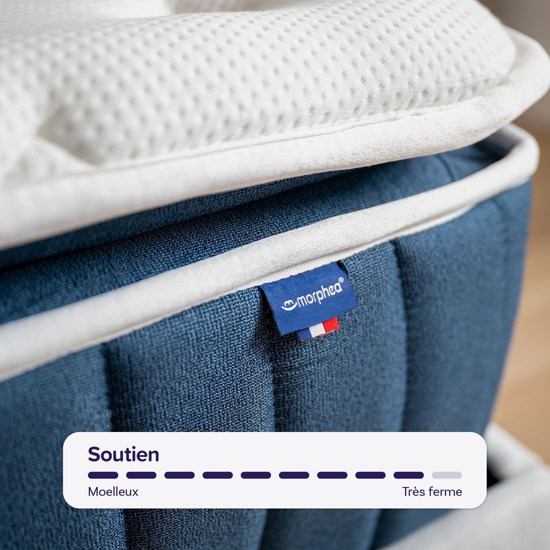 Matelas Victoria Hybride épaisseur 30cm - Produit de l'année 2025 ® - Mousse mémoire forme, Ressorts Ensachés