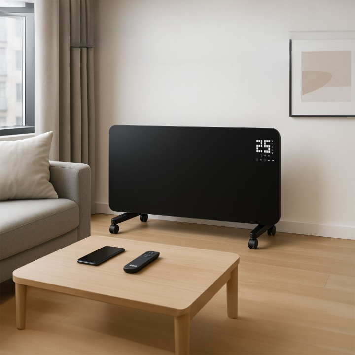 Convecteur intérieur intelligent 1000 W - Noir