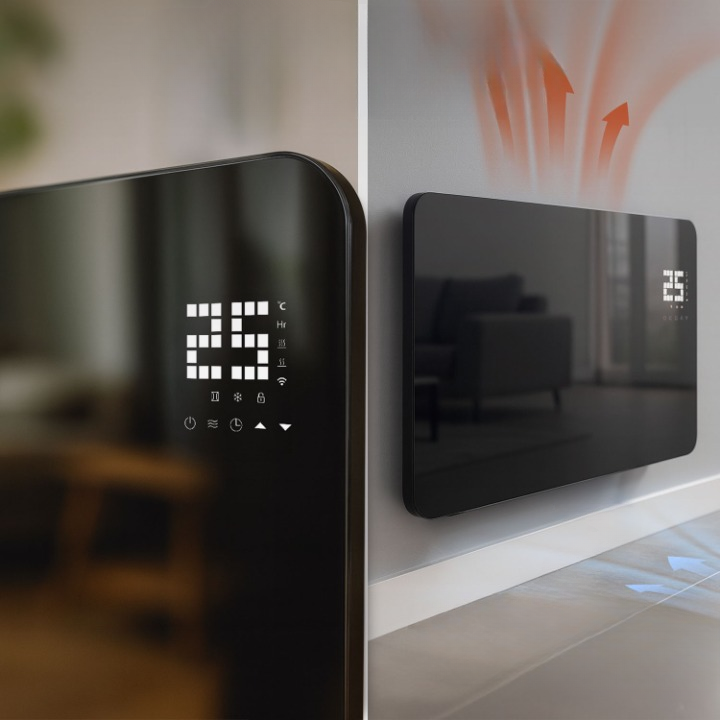 Convecteur intérieur intelligent 1000 W - Noir