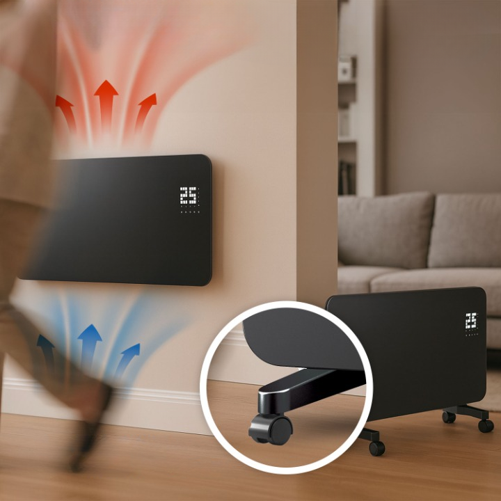 Convecteur intérieur intelligent 1000 W - Noir