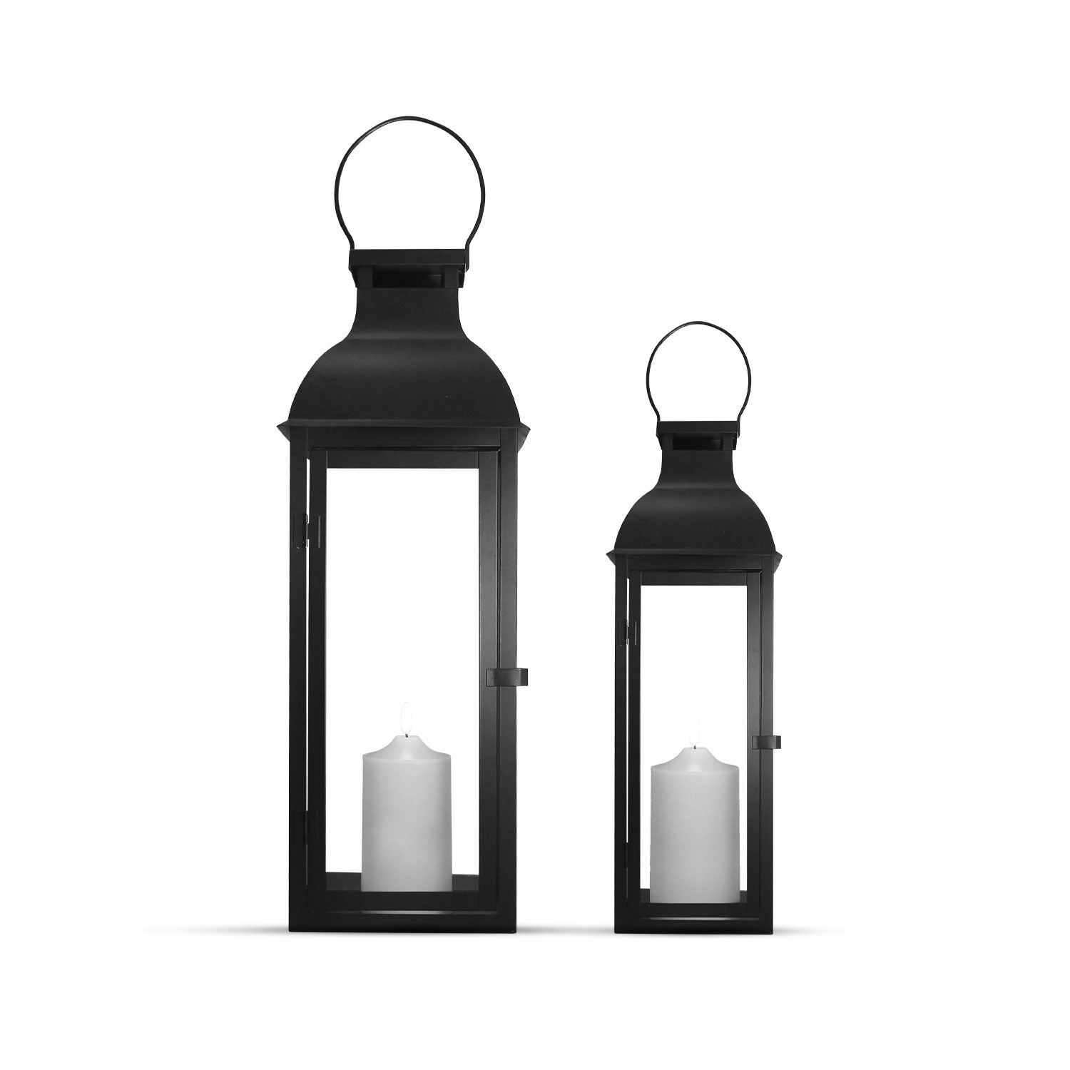 Lot de 2 lanternes Photophores bougie