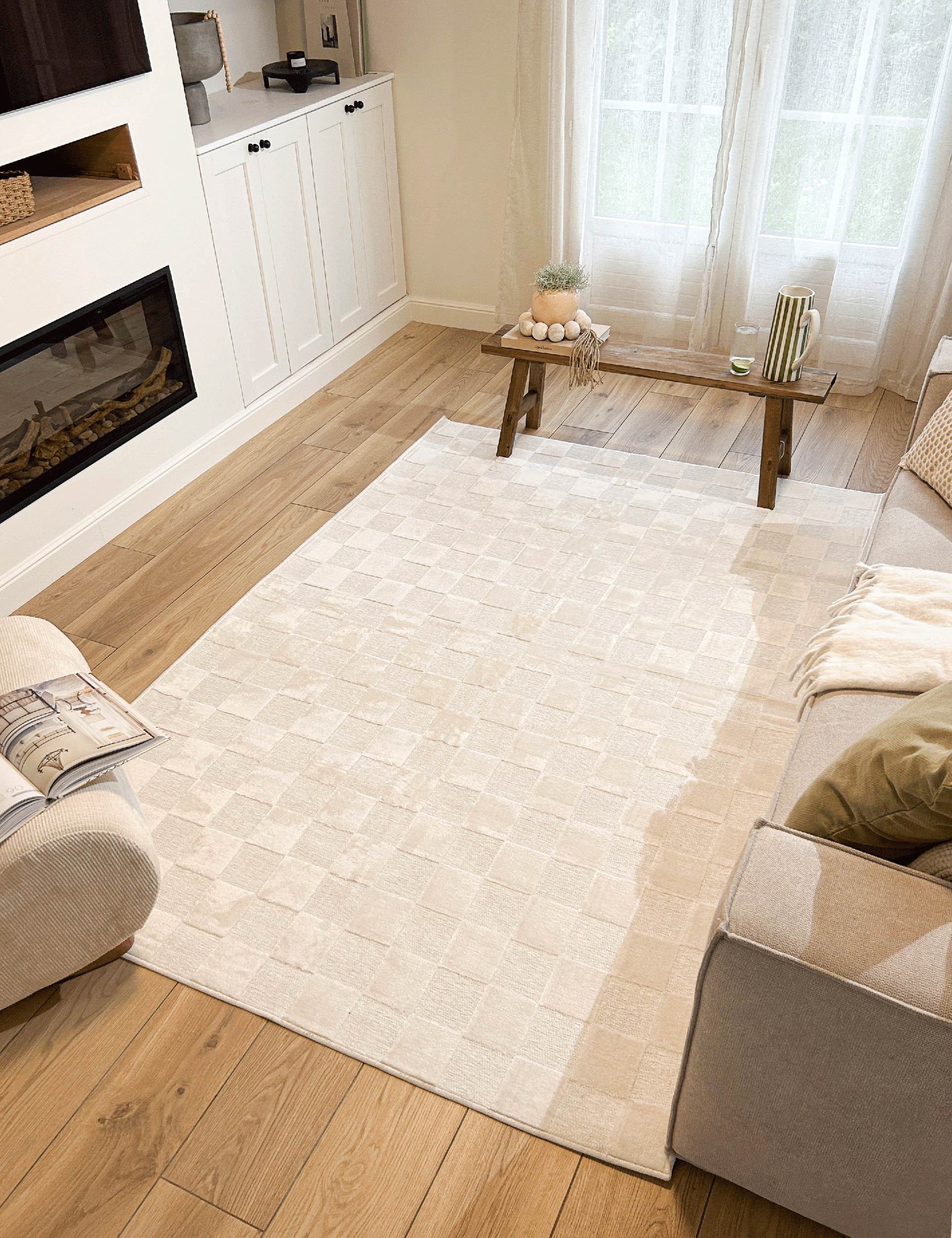 Tapis GARDEN 1036 blanc