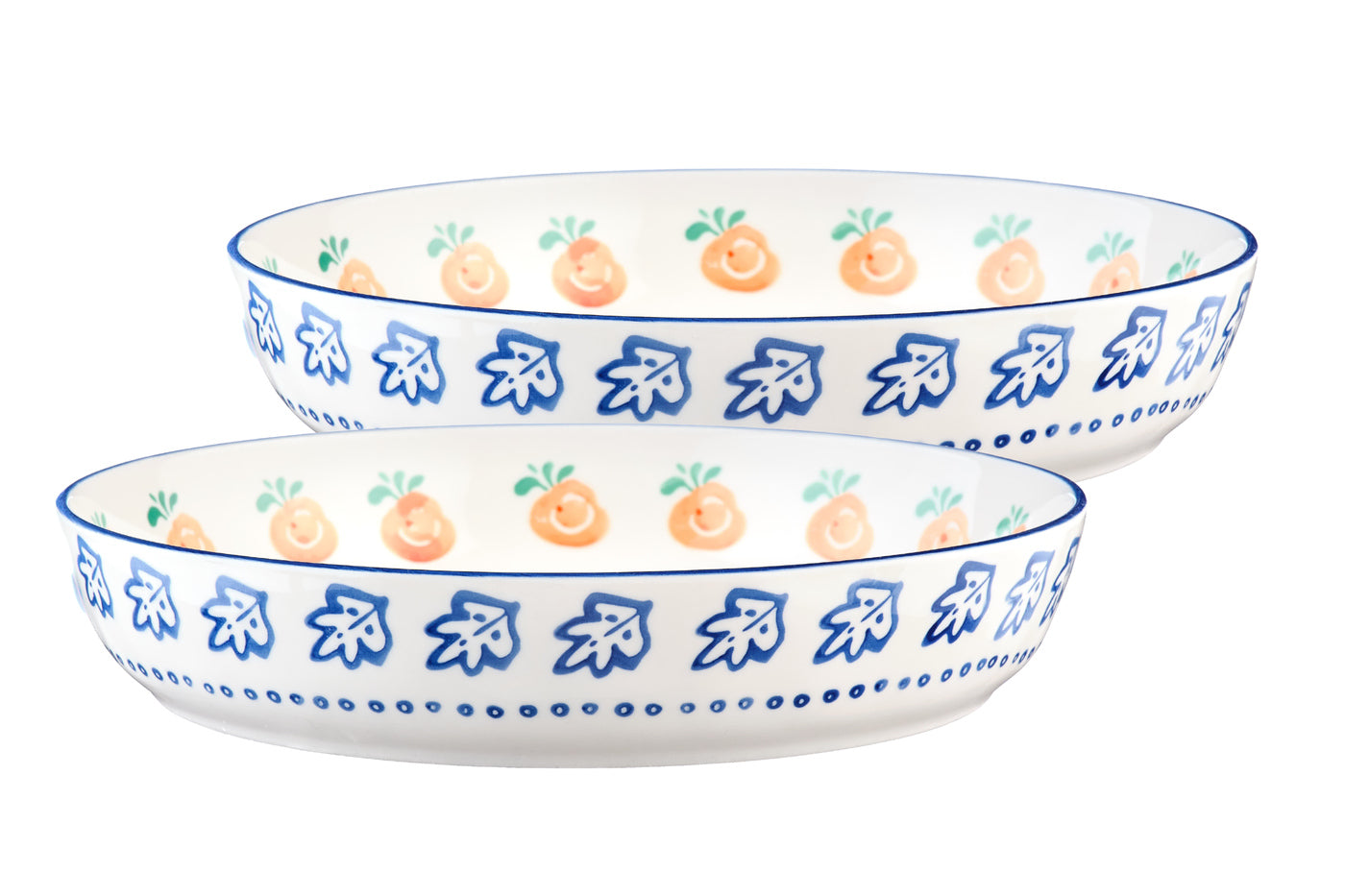 Corbeille à fruits NAPOLI Ø25,5cm - 2 pièces - AGRUMI