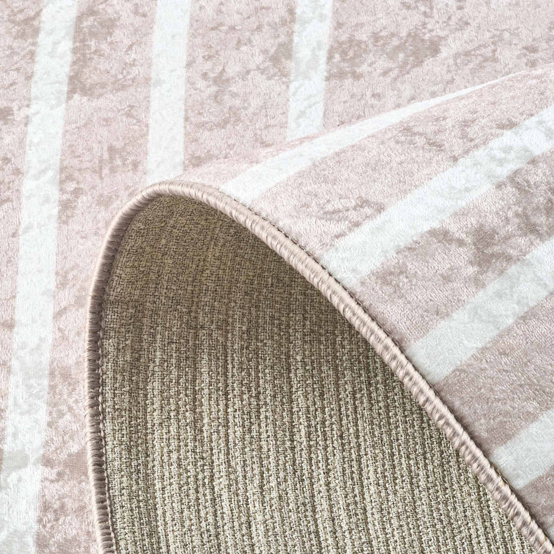 Tapis beige motifs géométriques - Grege