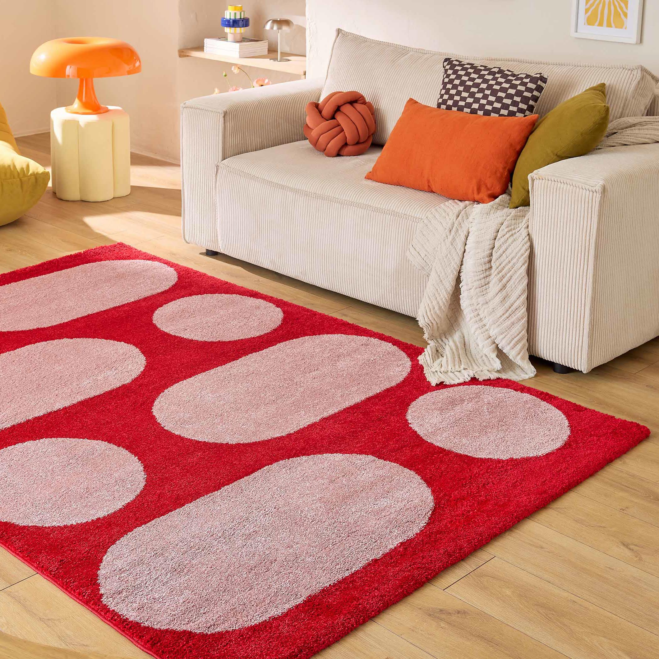 Tapis GROOVY rouge