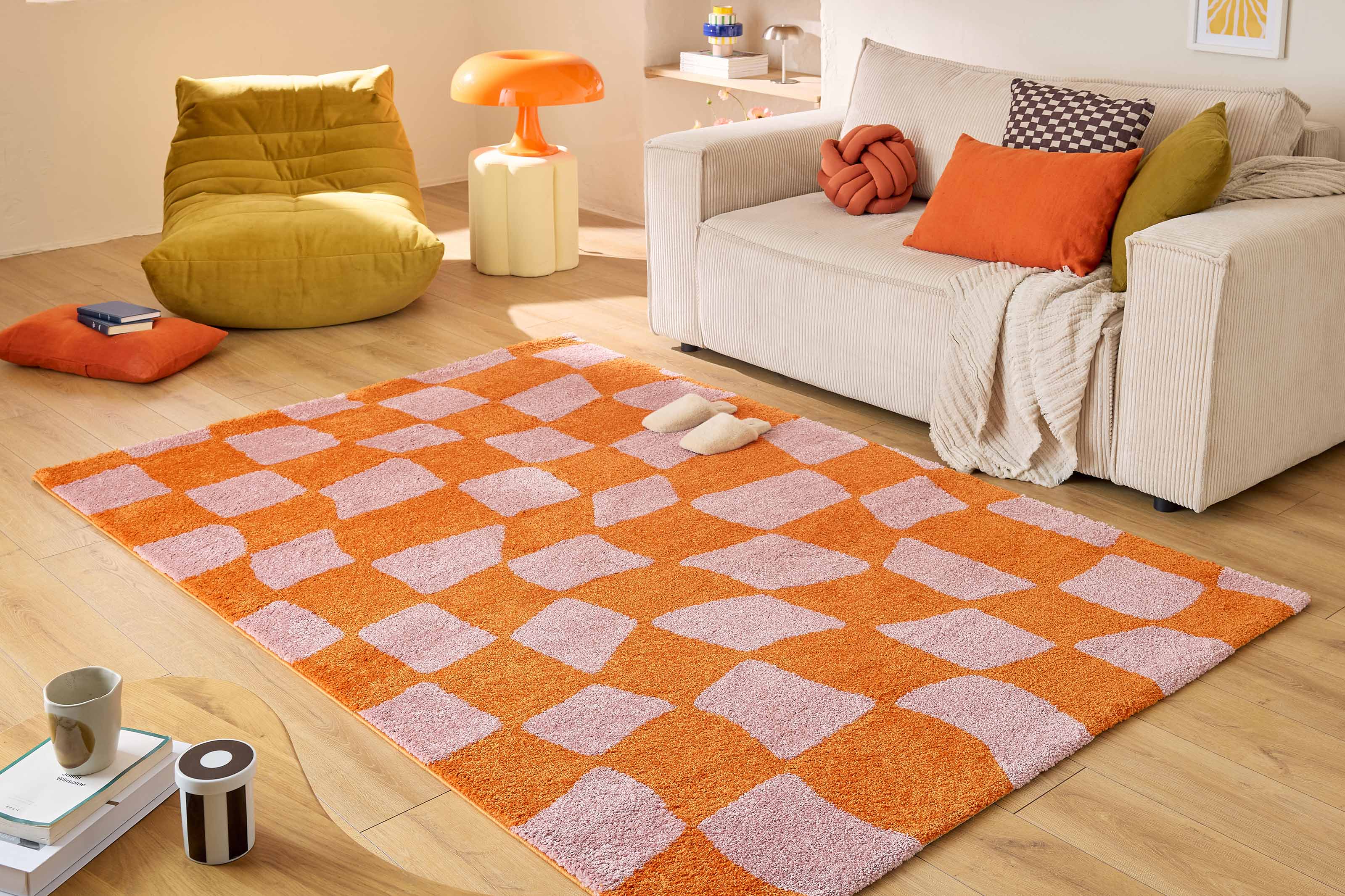 Tapis GROOVY orange