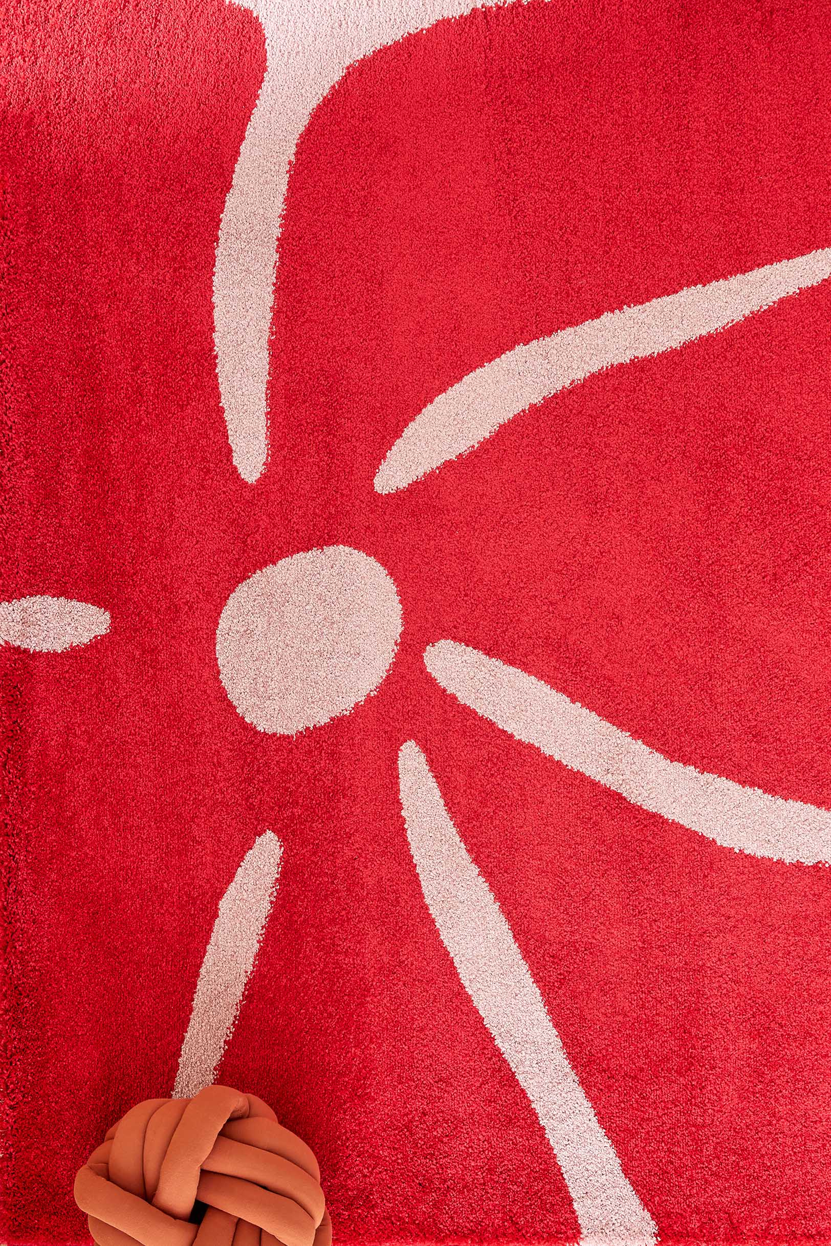 Tapis GROOVY 385 rouge