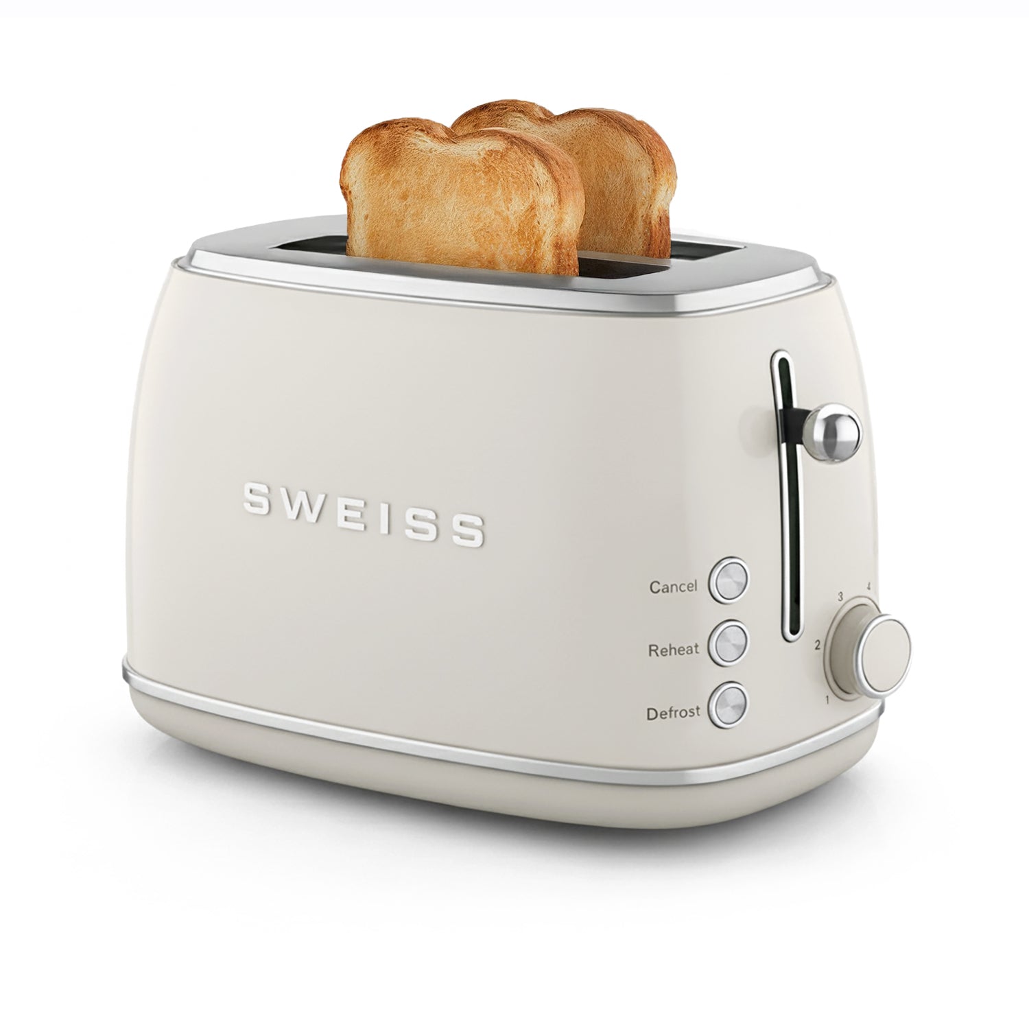 Grille pain vintage Beige 2 tranches