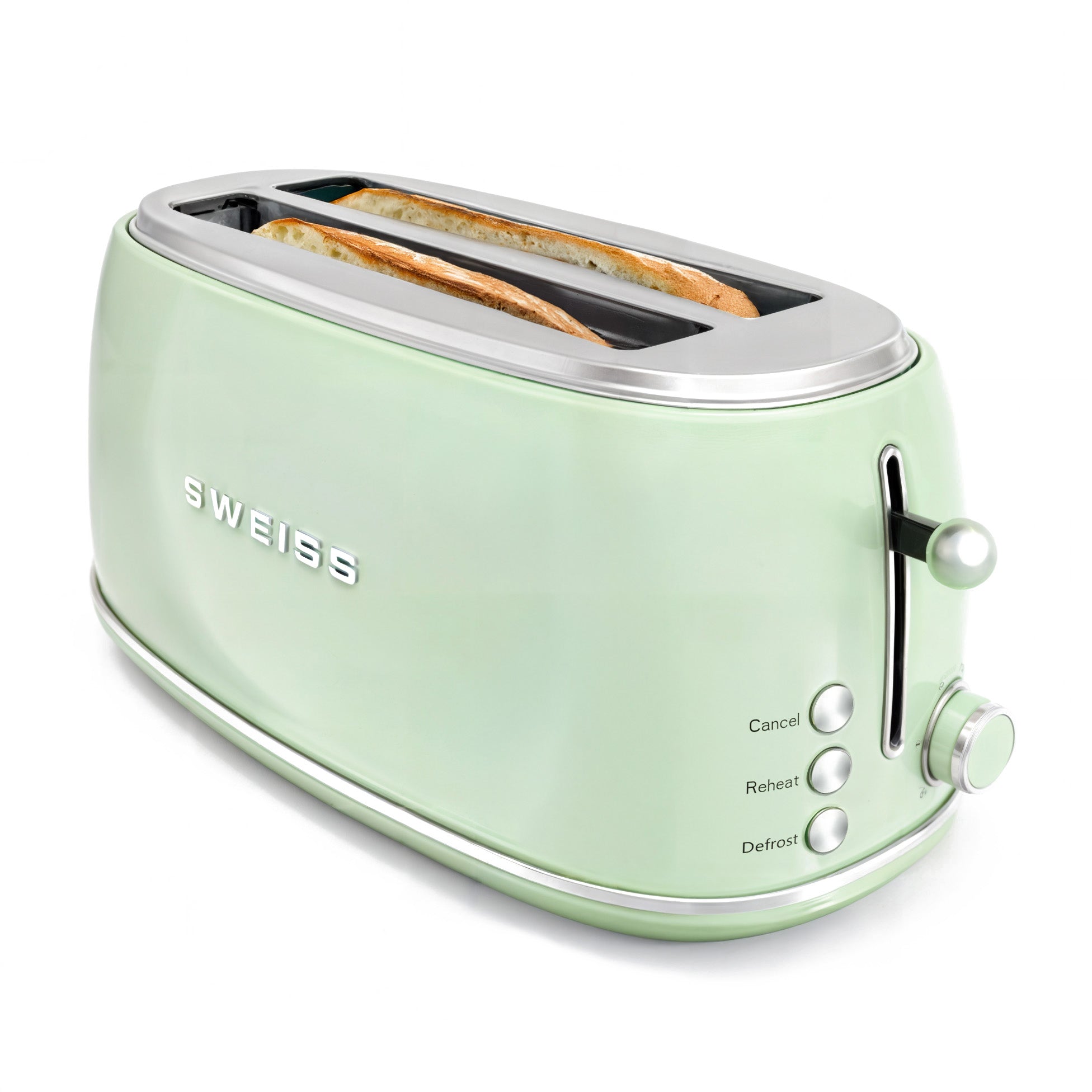 Grille pain baguette vintage vert
