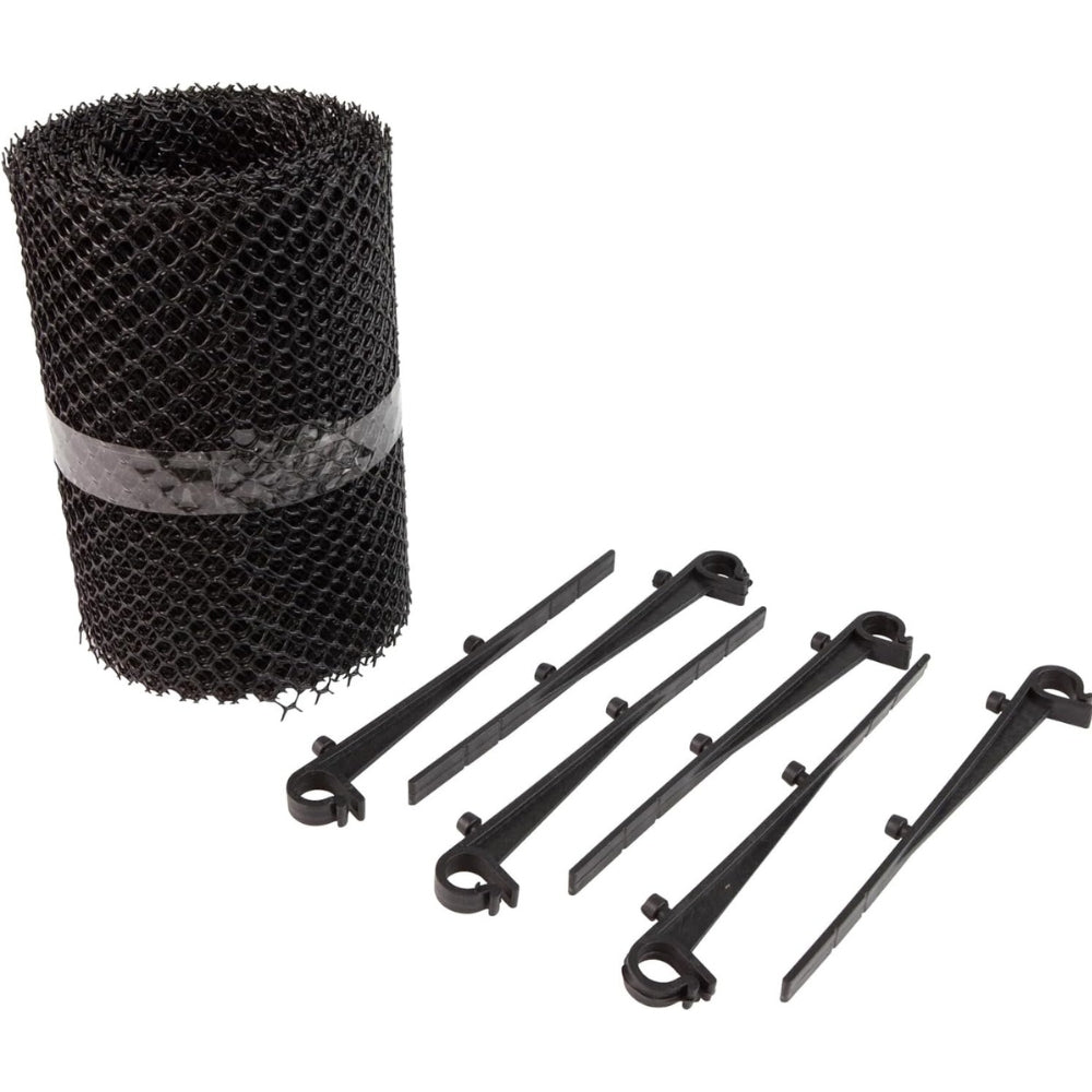 Grillage de Protection en Mailles Fines pour Gouttière 15cm x 6M