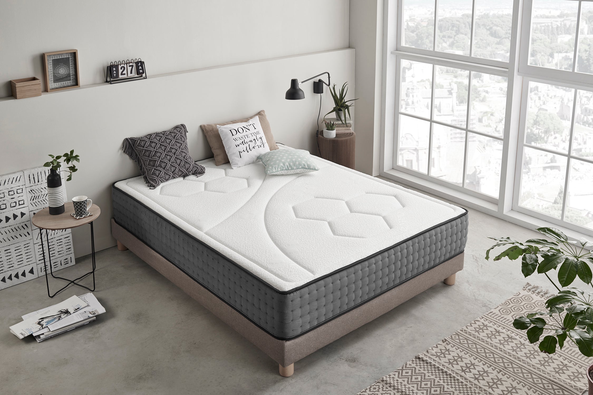 Matelas HEXACARE BAGGED SPRINGS 28 cm