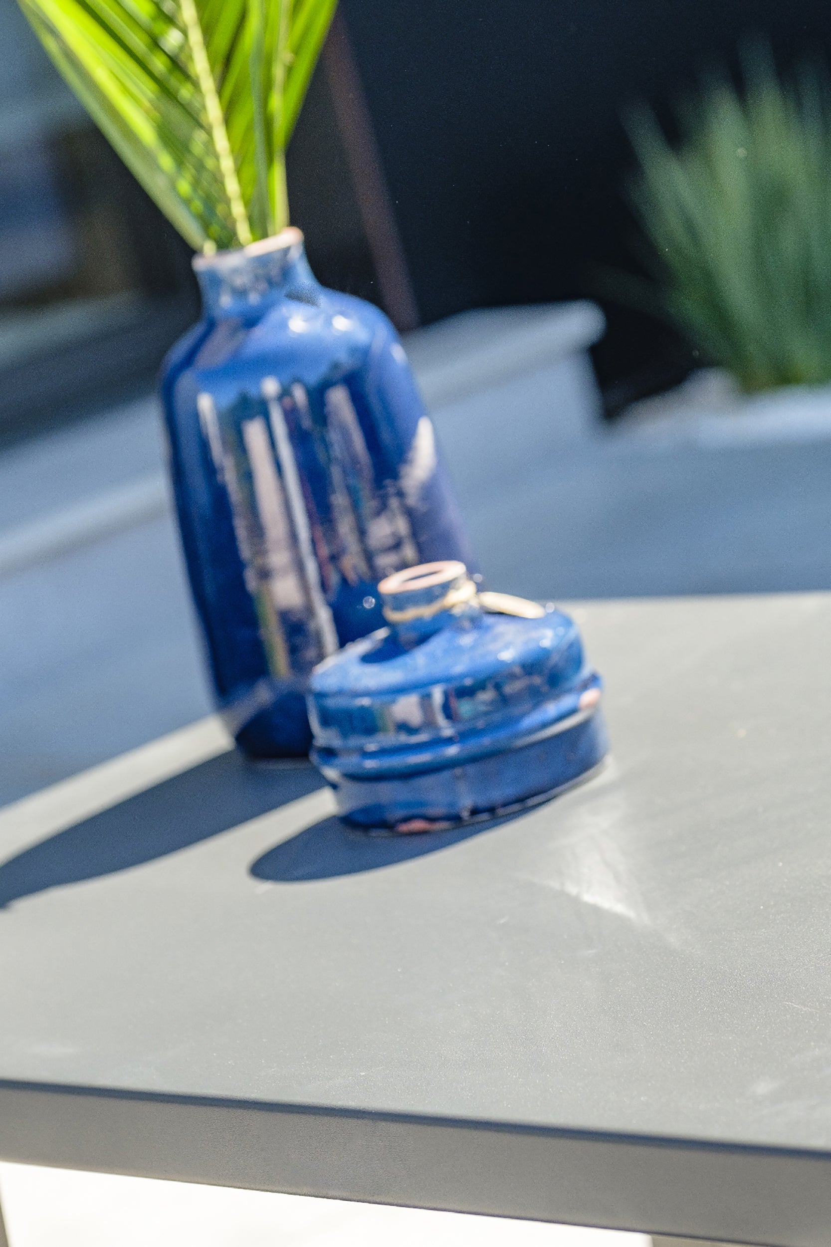 Salon bas de jardin IBIZA 5 places en aluminium - GRIS ANTHRACITE
