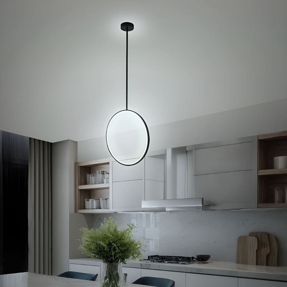 Plafonnier Cercle Noir