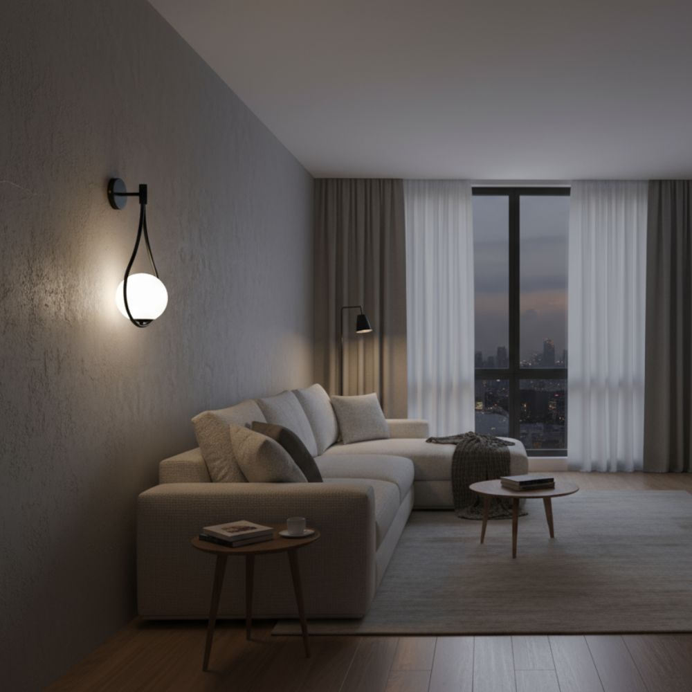 Lampe murale Klok