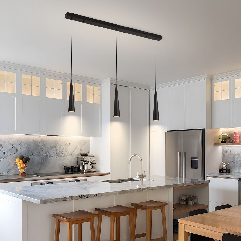 Suspension d’interieur dimmable mavea noire