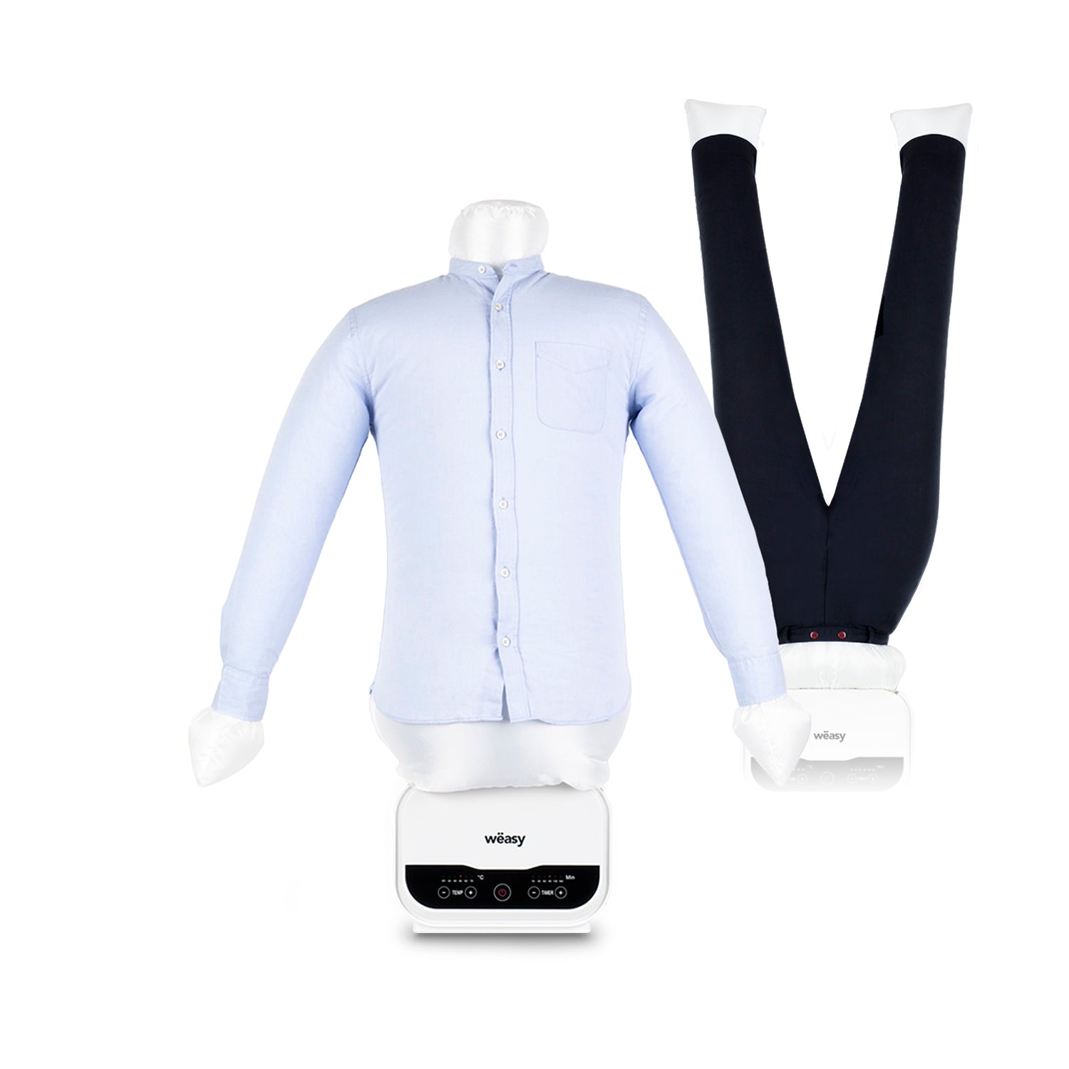 Mannequin de Repassage Automatique 2 en 1 Chemises et Pantalons