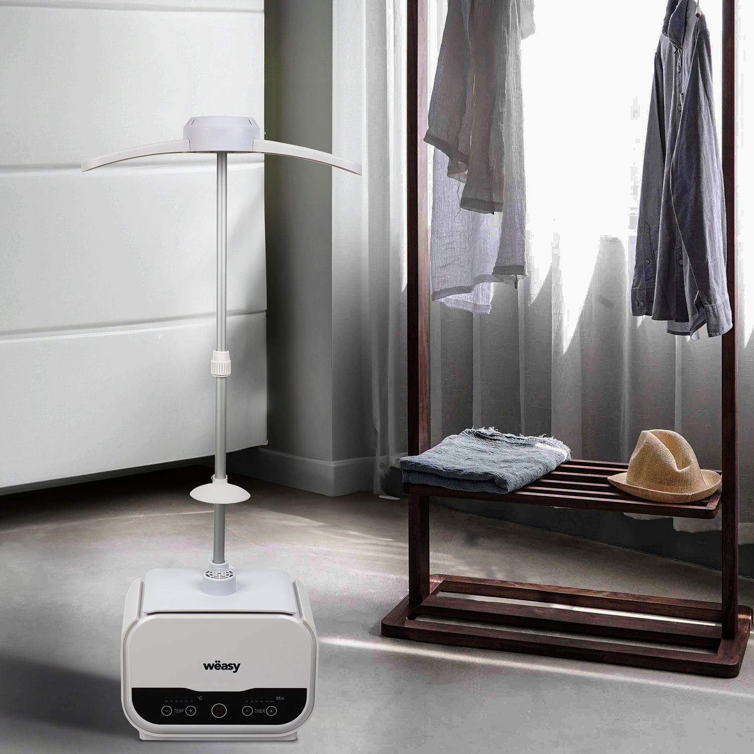 Mannequin de Repassage Automatique 2 en 1 Chemises et Pantalons