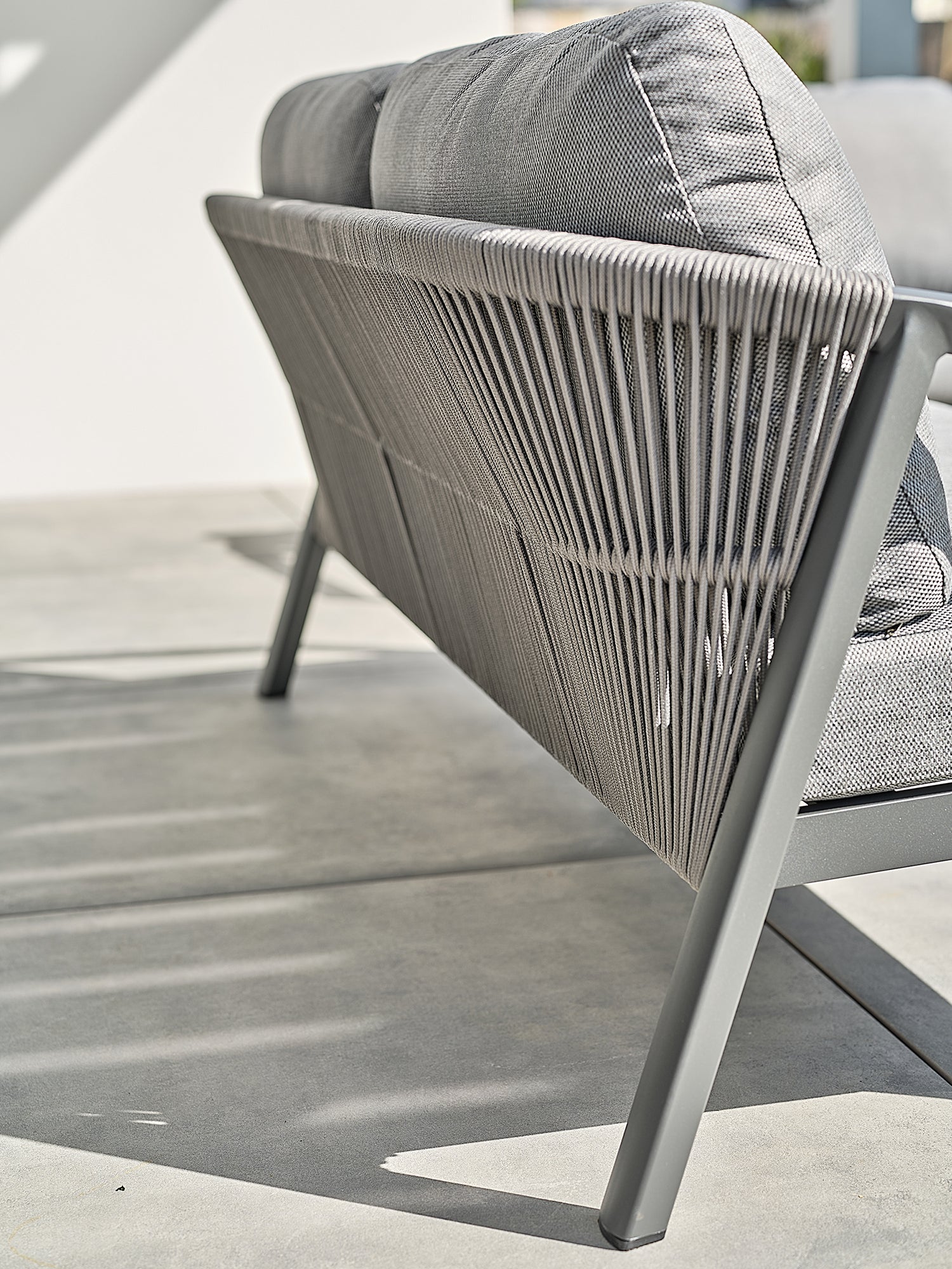 Salon bas de jardin Kelia - Gris anthracite