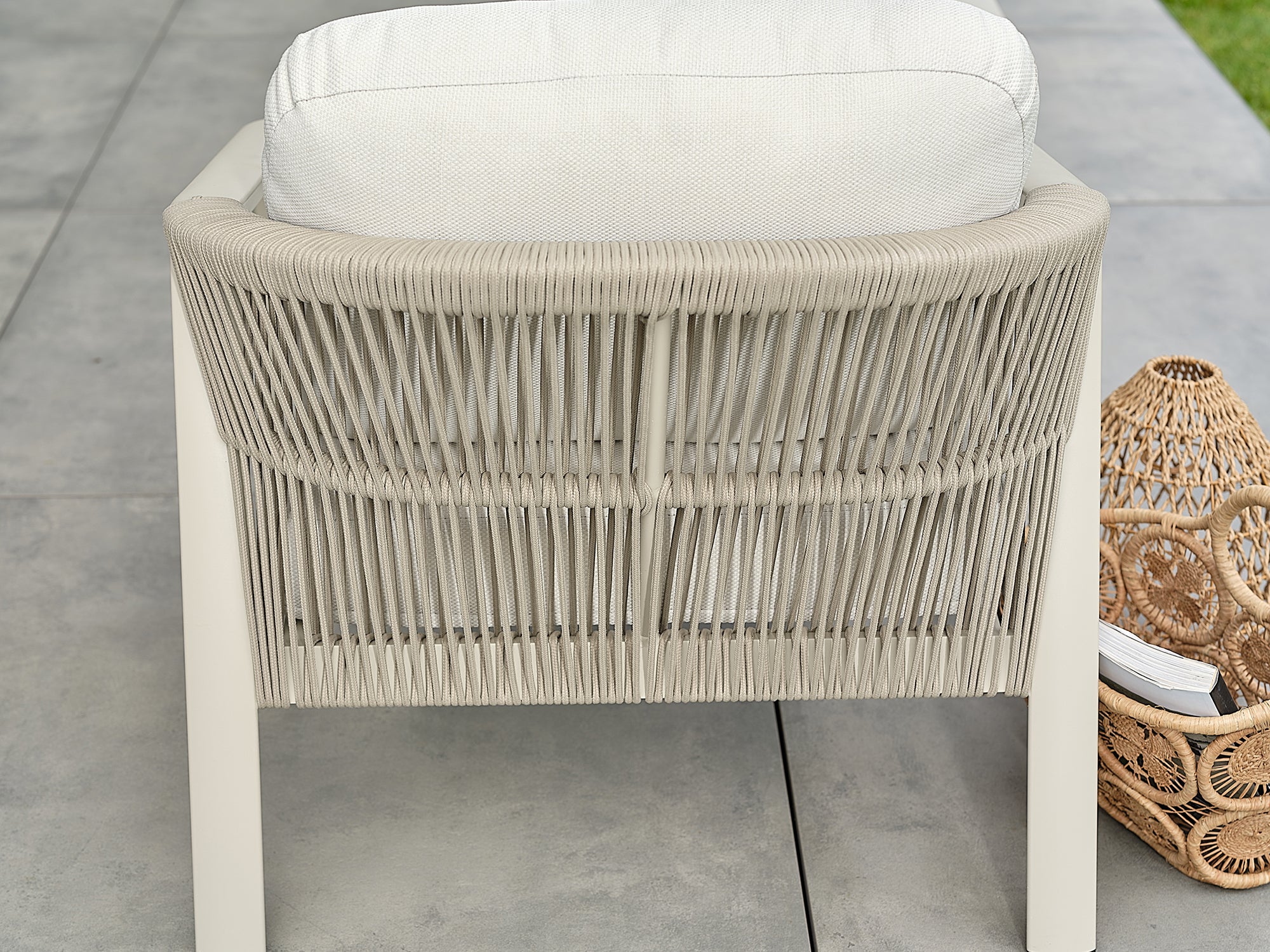 Salon bas de jardin Kelia - Grège