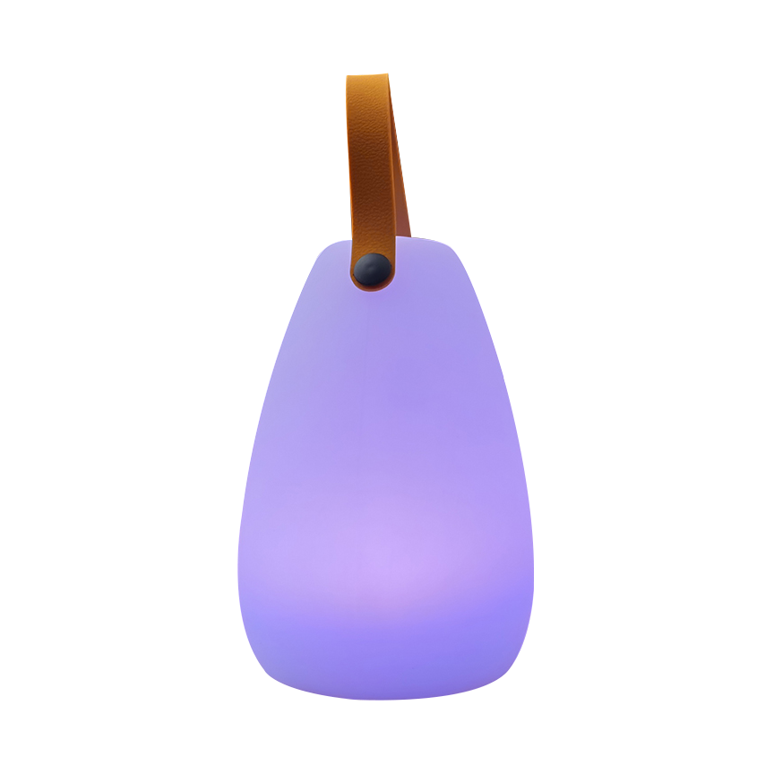 Lampe à poser Coco - 26cm de haut - Eclairage RVB - Rechargeable