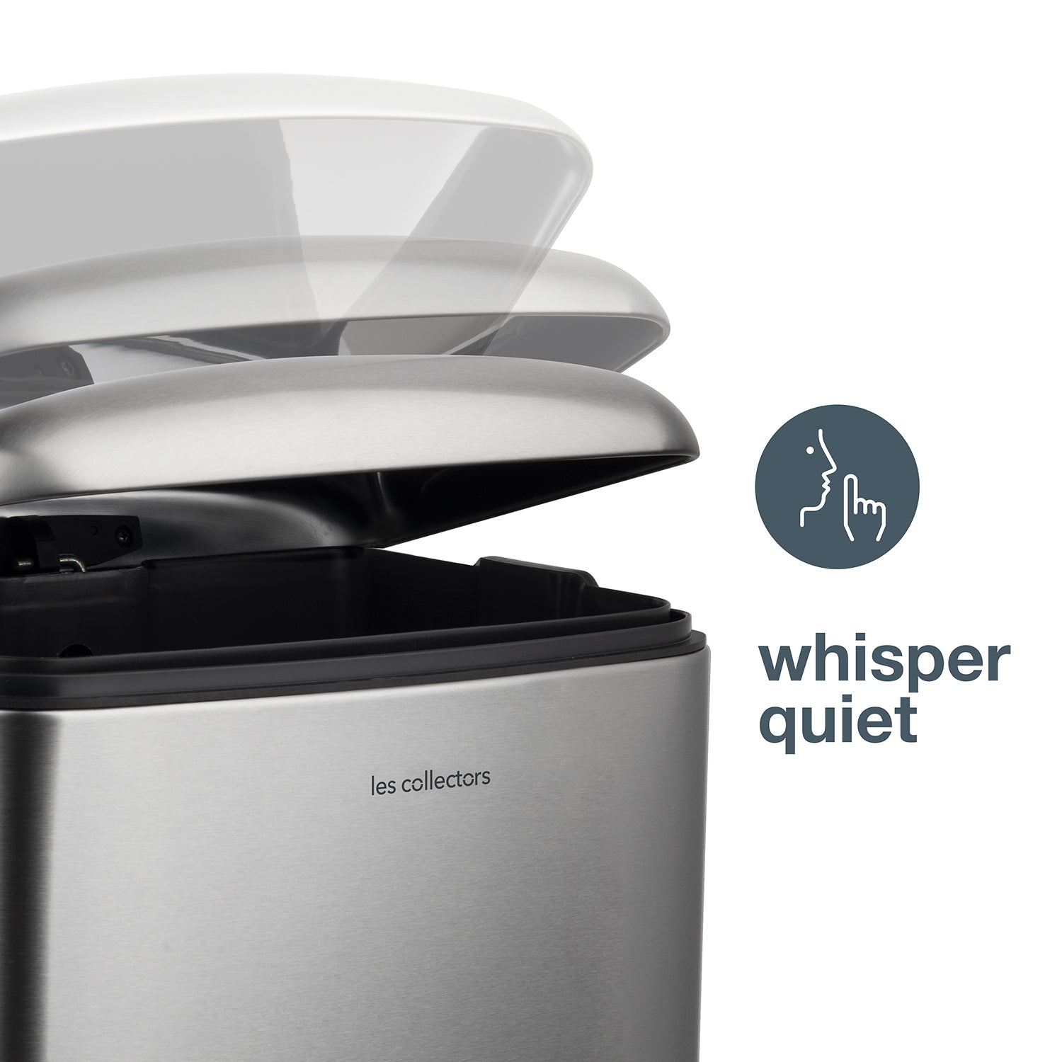 Poubelle pédale 30L - édition inox